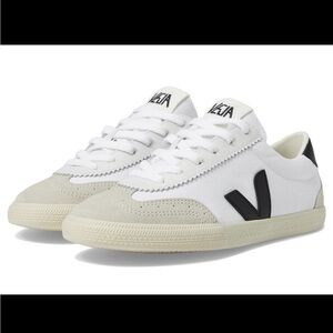 Veja White and Black Sneakers